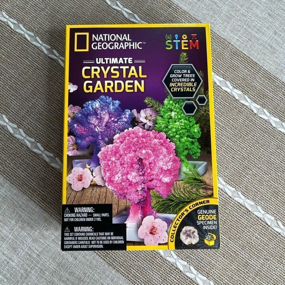 National Geographic STEM ultimate Crystal Garden growing kit brand new unused
